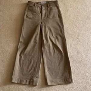 Everlane wide leg cropped pants